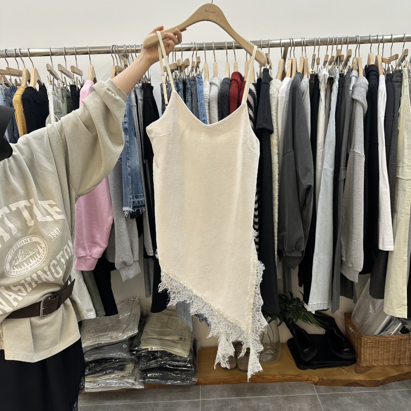 DELIGHT-L東大門實拍女裝新款人氣26春夏真品連衣裙蕾絲DELIGHT-L連衣裙圖色1