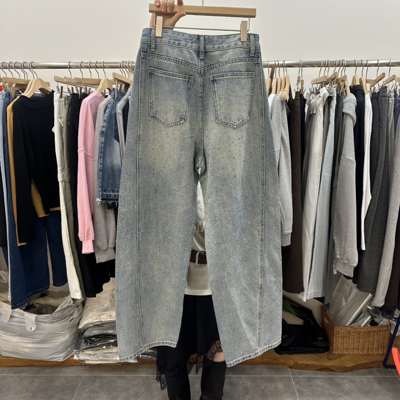 DELIGHT-L韓國代購女士新品時尚真品休閑推薦26春夏牛仔褲DELIGHT-L牛仔褲