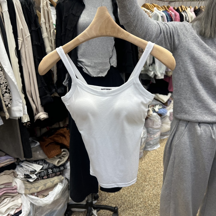 HAPPYBERRY韓國代購女裝新款職業熱賣時尚推薦人氣吊帶背心HAPPYBERRY吊帶/背心圖色1