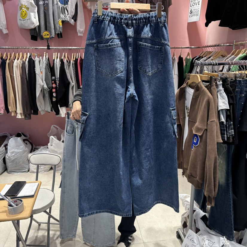 K STORY東大門直郵女裝新品真品休閑熱賣人氣時尚牛仔褲K STORY牛仔褲