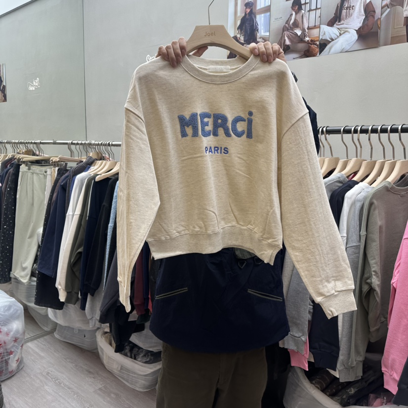 STICK WITH韓國直郵女士新款人氣26春夏職業休閑真品衛衣STICK WITH衛衣圖色2