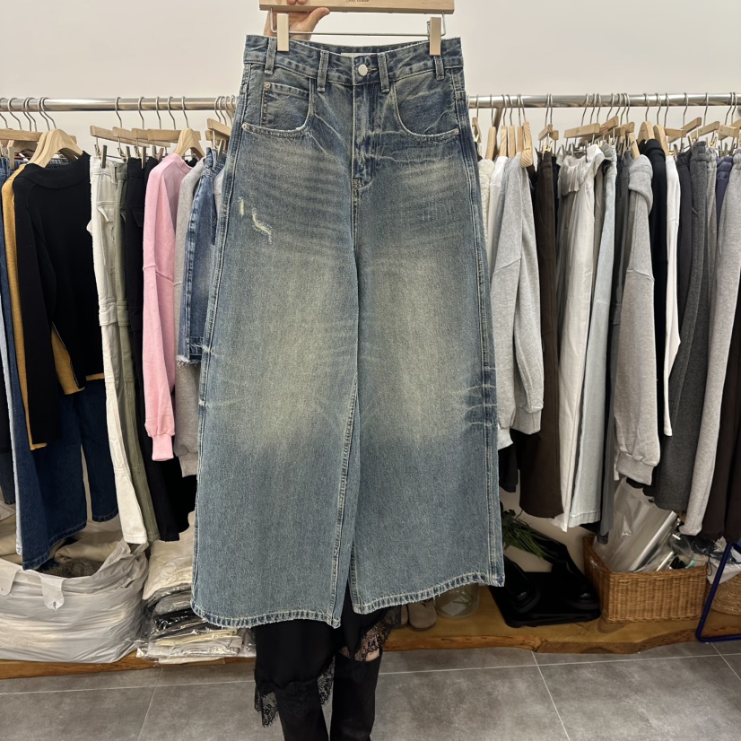 DELIGHT-L東大門代購女士新品人氣熱賣推薦26春夏牛仔褲DELIGHT-L牛仔褲圖色1