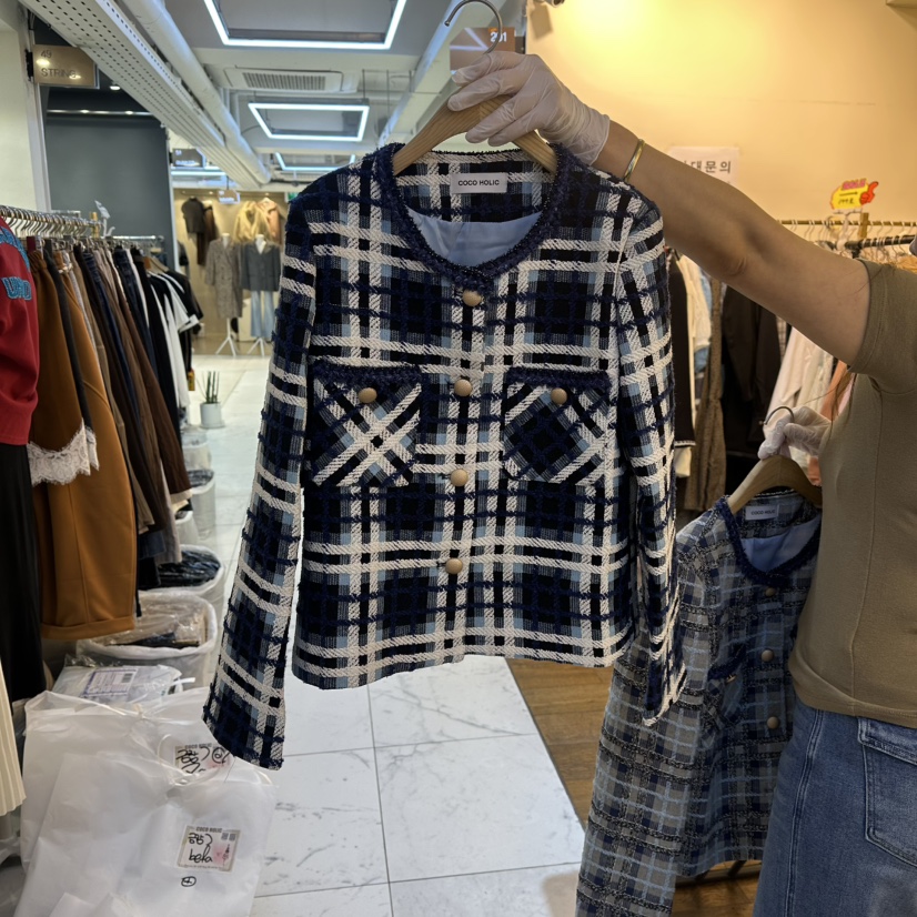 COCO HOLIC東大門代購女裝新款時尚休閑26春夏職業推薦夾克COCO HOLIC夾克圖色2