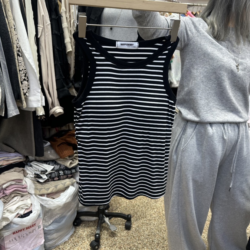 HAPPYBERRY東大門代購女裝新品職業真品休閑時尚吊帶背心HAPPYBERRY吊帶/背心圖色2