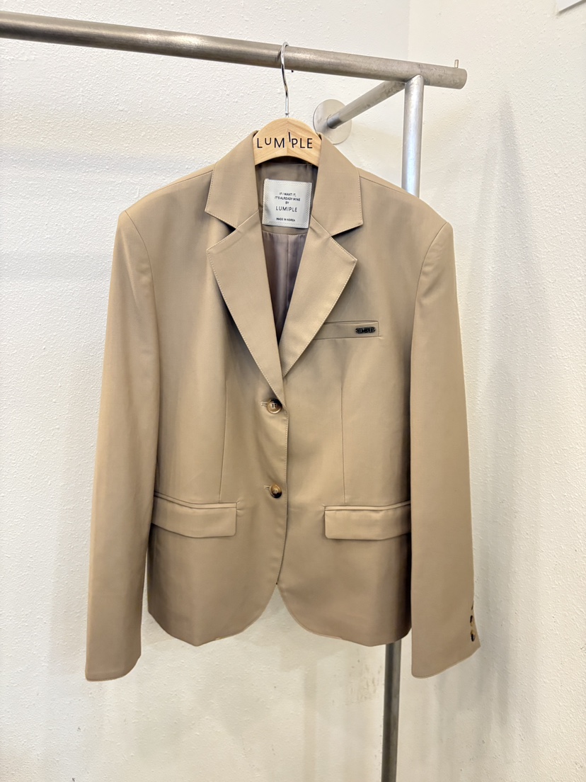 LUMIPLE東大門實拍女裝新品職業真品休閑26春夏熱賣人氣夾克LUMIPLE夾克圖色1