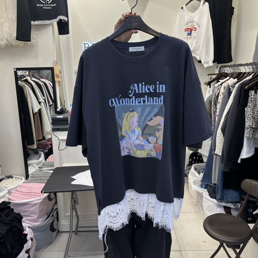 BORA BORA東大門代購女士新品職業人氣時尚休閑真品熱賣T恤BORA BORAT恤圖色3