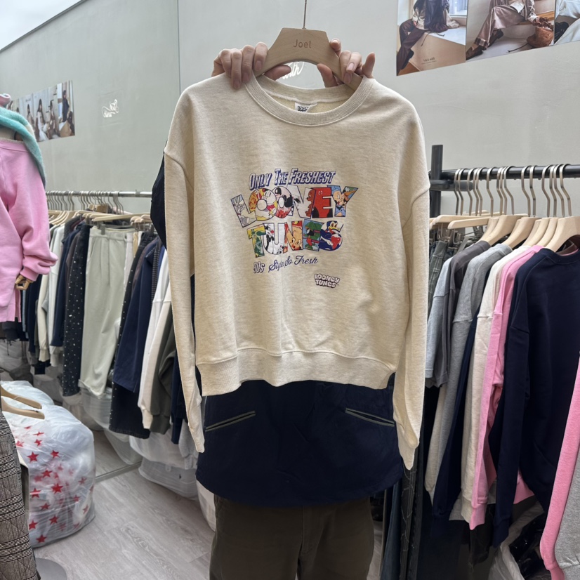 STICK WITH東大門代購女裝新品時尚休閑推薦熱賣職業衛衣STICK WITH衛衣圖色2