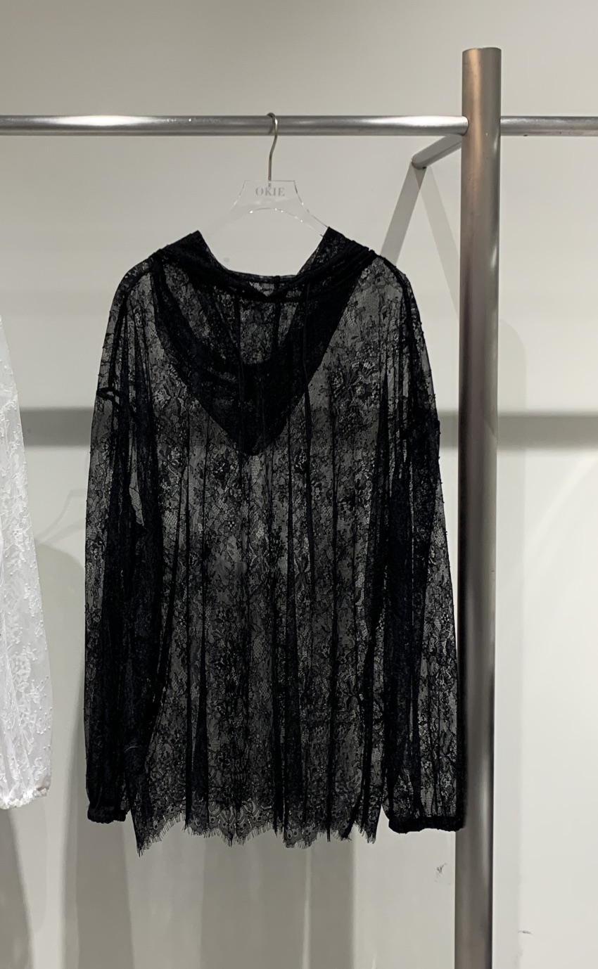 OKIE東大門代購女裝新款時尚熱賣真品休閑人氣襯衫蕾絲衫OKIE襯衫/蕾絲衫圖色2