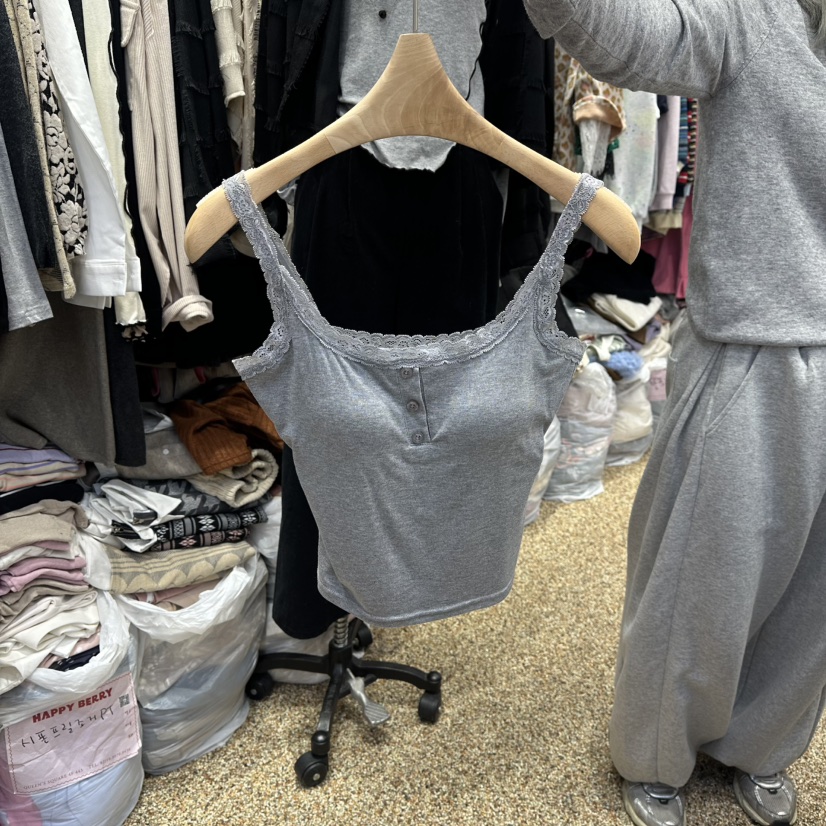 HAPPYBERRY東大門直郵女裝新品職業26春夏真品休閑吊帶背心HAPPYBERRY吊帶/背心圖色2