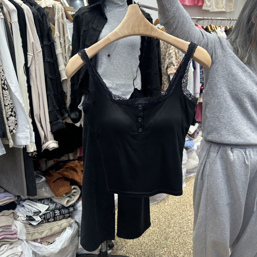 HAPPYBERRY東大門直郵女裝新品職業26春夏真品休閑吊帶背心HAPPYBERRY吊帶/背心圖色3