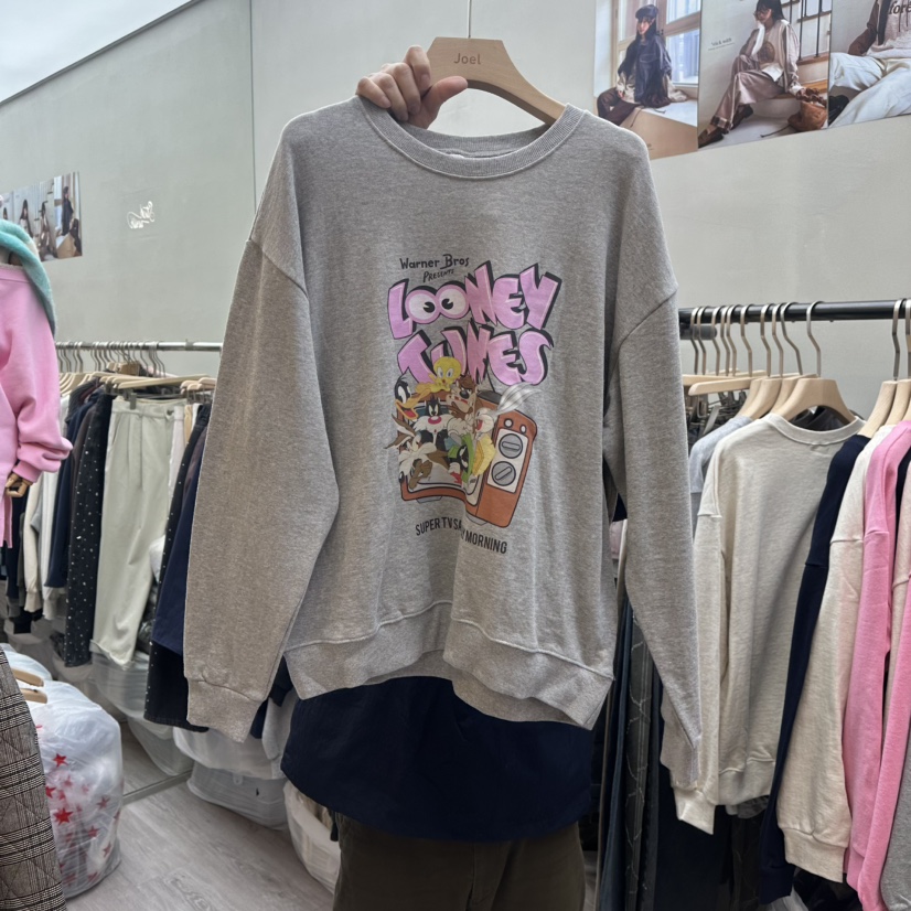 STICK WITH韓國代購女士新款時尚職業26春夏熱賣人氣衛衣STICK WITH衛衣圖色2