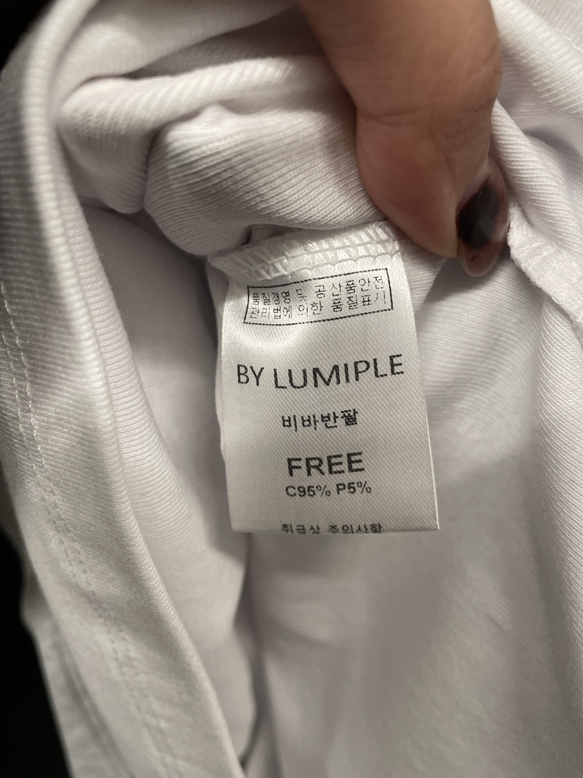 LUMIPLE韓國直郵女裝新款職業真品休閑時尚人氣推薦26春夏T恤LUMIPLET恤