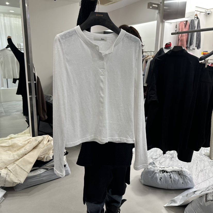 DIARRA東大門直郵女士新款休閑時尚人氣推薦熱賣真品長袖T恤DIARRA長袖T恤圖色1