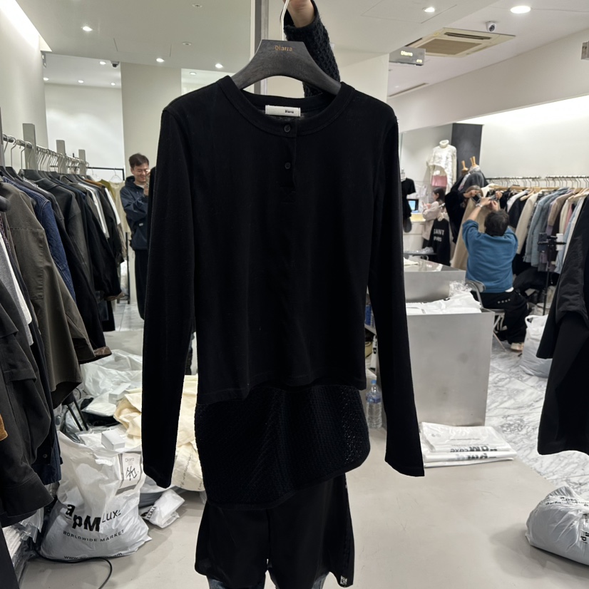 DIARRA東大門直郵女士新款休閑時尚人氣推薦熱賣真品長袖T恤DIARRA長袖T恤圖色2