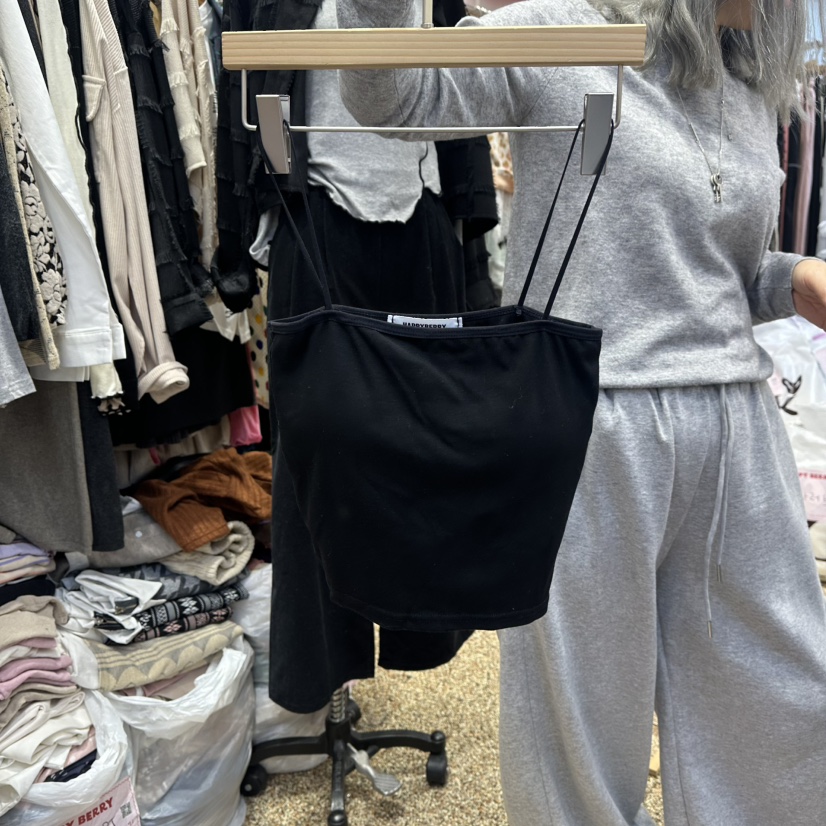 HAPPYBERRY韓國直郵女裝新款人氣職業真品時尚26春夏吊帶背心HAPPYBERRY吊帶/背心圖色3