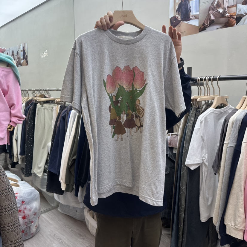 STICK WITH東大門實拍女裝新品26春夏真品熱賣人氣職業T恤STICK WITHT恤圖色2