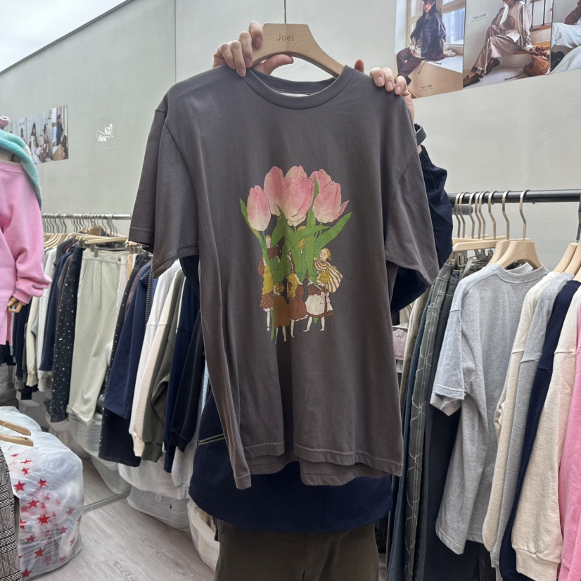 STICK WITH東大門實拍女裝新品26春夏真品熱賣人氣職業T恤STICK WITHT恤圖色3