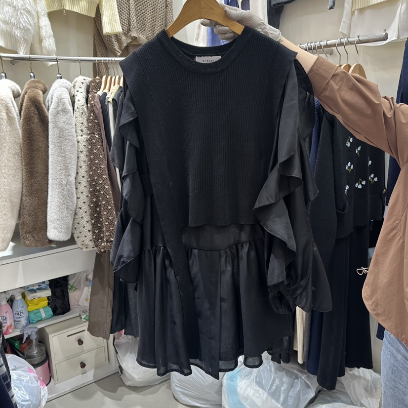 BIKINI東大門直郵女裝新款人氣休閑26春夏時尚套裝兩件套BIKINI套裝圖色3