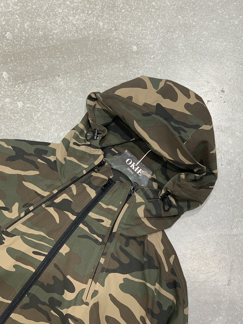 OKIE東大門代購女士新款休閑26春夏熱賣職業夾克連帽衫迷彩OKIE夾克