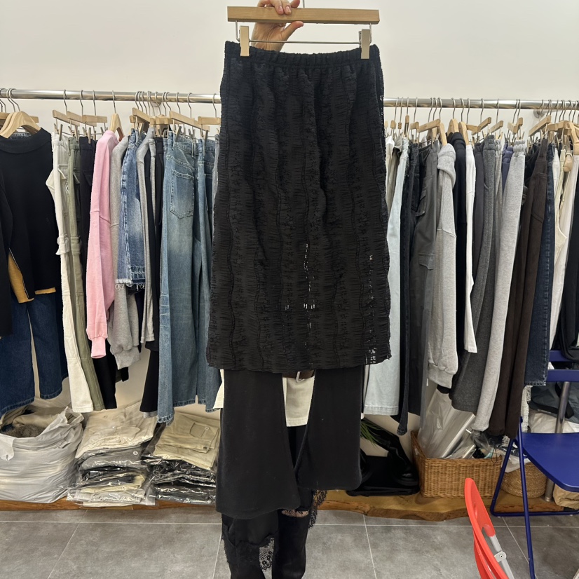 DELIGHT-L韓國代購女士新品26春夏人氣推薦職業裙褲蕾絲DELIGHT-L裙褲