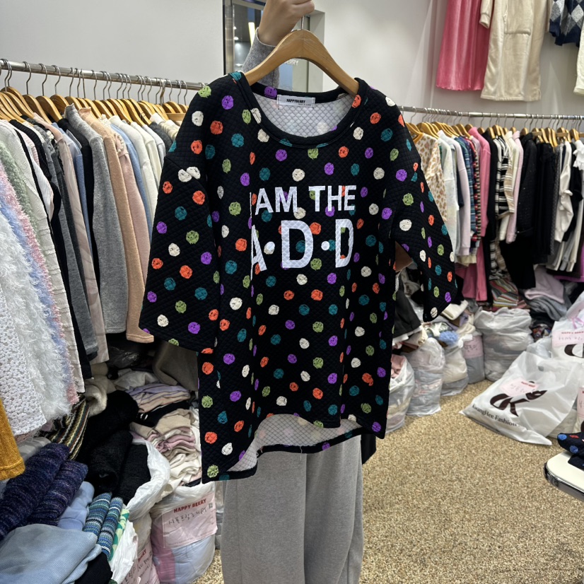 HAPPYBERRY東大門代購女裝新品熱賣真品休閑時尚職業26春夏T恤HAPPYBERRYT恤圖色2