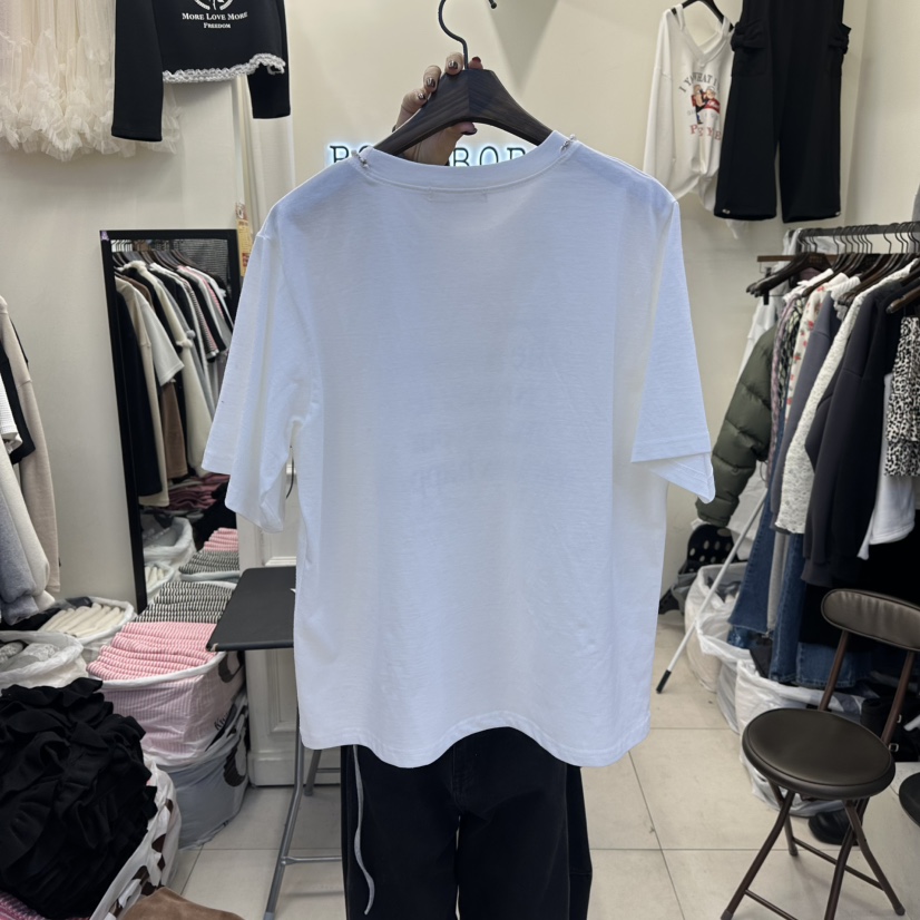 BORA BORA東大門實拍女士新款時尚推薦熱賣T恤可拆卸含飾品BORA BORAT恤