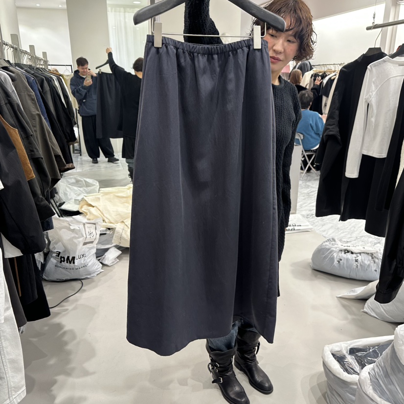 DIARRA韓國代購女裝新款職業推薦26春夏熱賣真品休閑長裙DIARRA長裙圖色1墨色