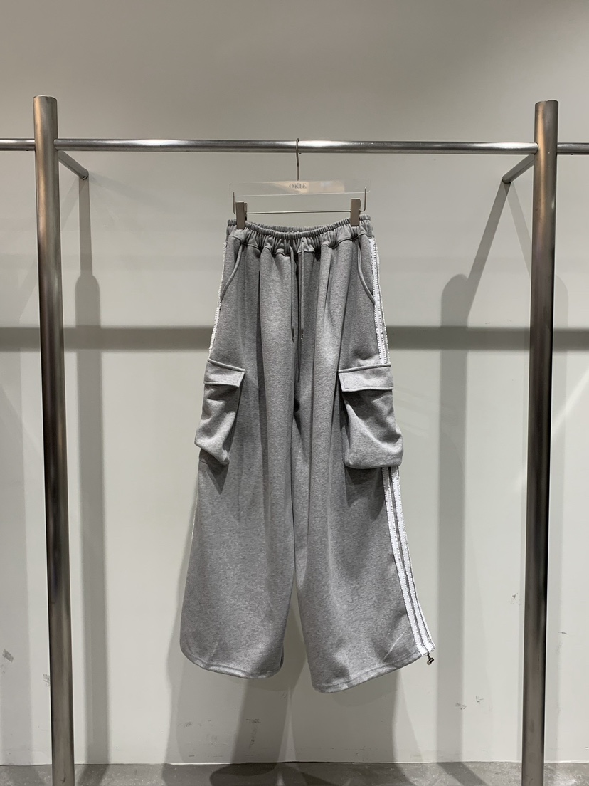 OKIE韓國直郵女裝新款時尚職業推薦人氣熱賣真品休閑褲蕾絲OKIE休閑褲圖色1