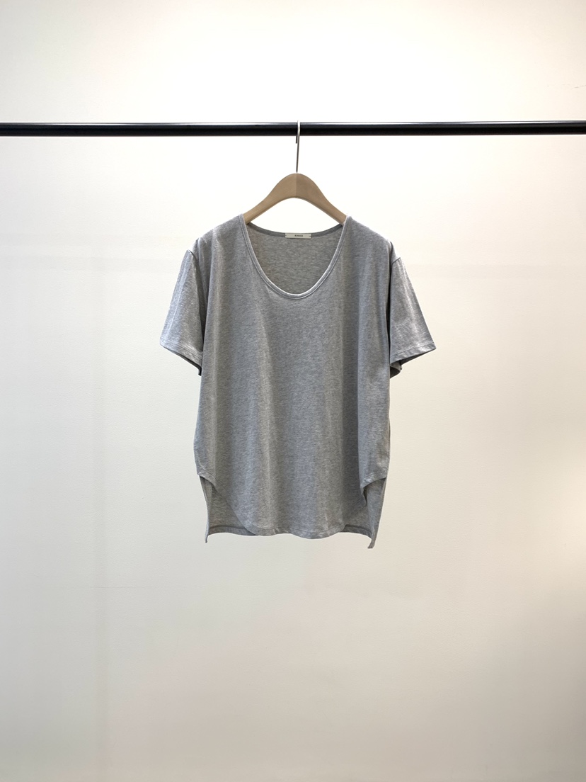 KNOCK韓國直郵女士新品熱賣休閑職業人氣時尚26春夏T恤V領KNOCKT恤圖色4