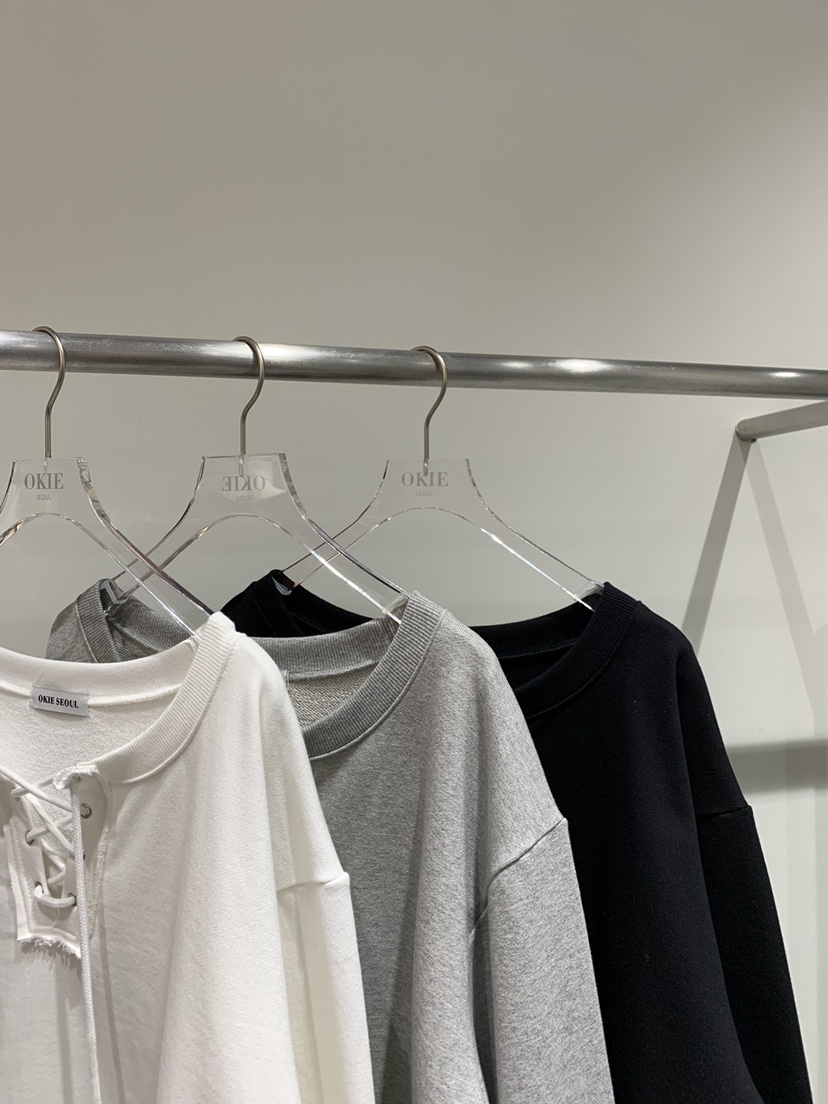 OKIE東大門直郵女士新款26春夏休閑真品時尚推薦職業衛衣OKIE衛衣