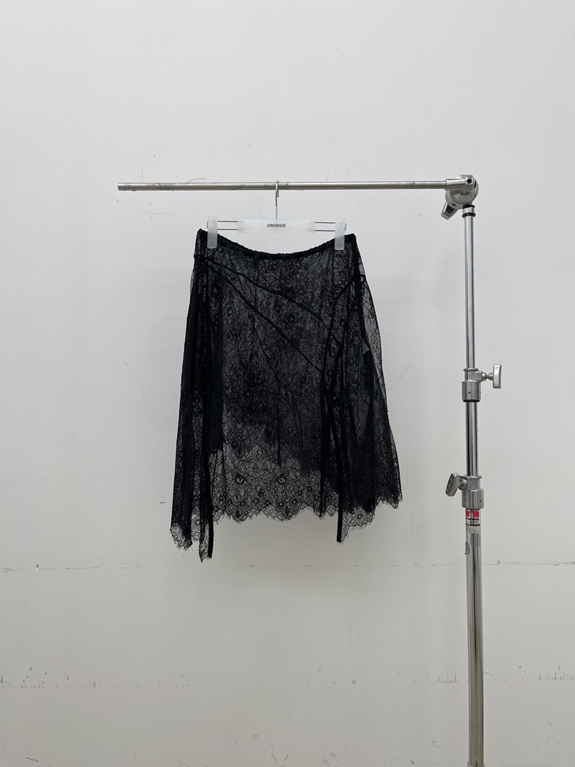 ATMOSPHERE東大門實拍女裝新品真品26春夏推薦半身裙中短裙ATMOSPHERE/BLING半身裙/中短裙圖色2黑