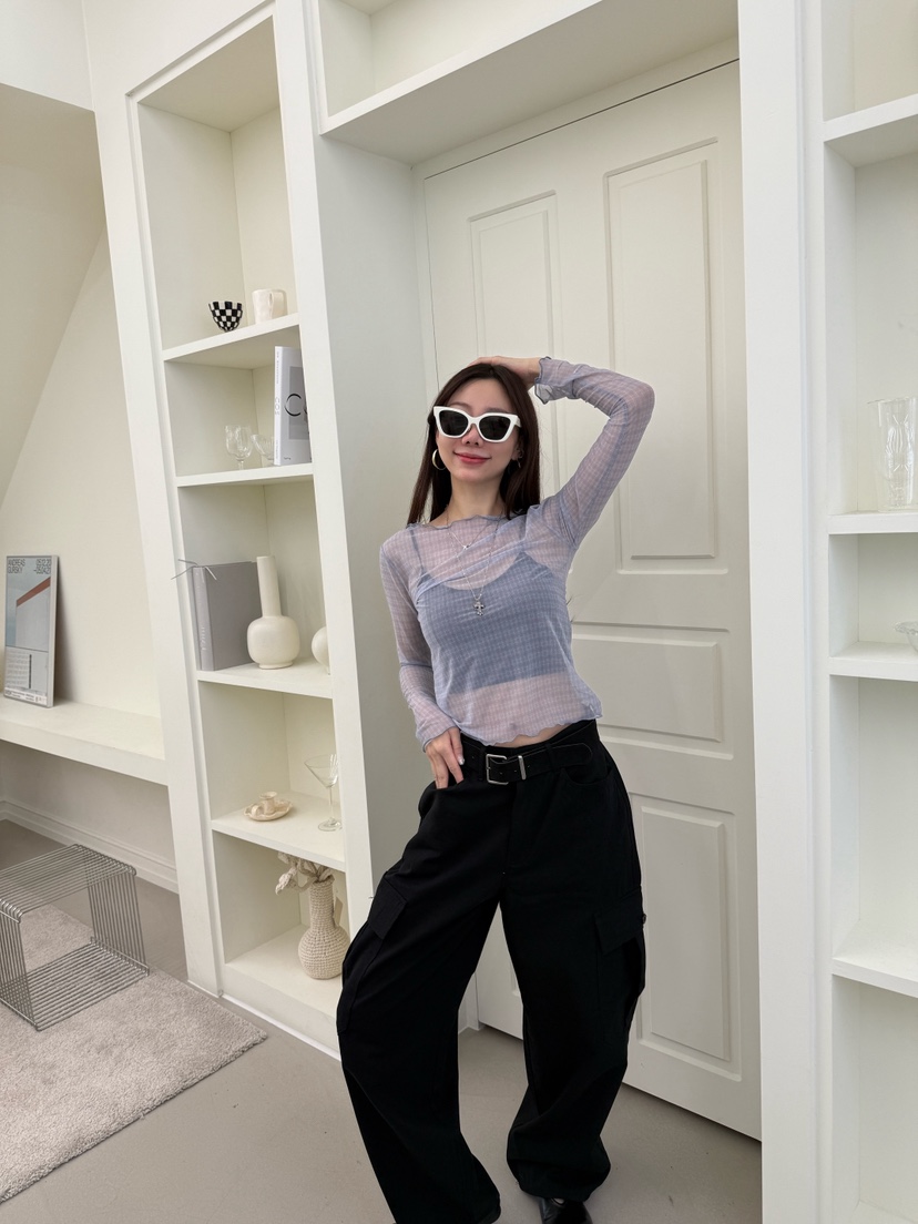 LUMIPLE東大門直郵女裝新品26春夏職業時尚休閑襯衫蕾絲衫LUMIPLE襯衫/蕾絲衫