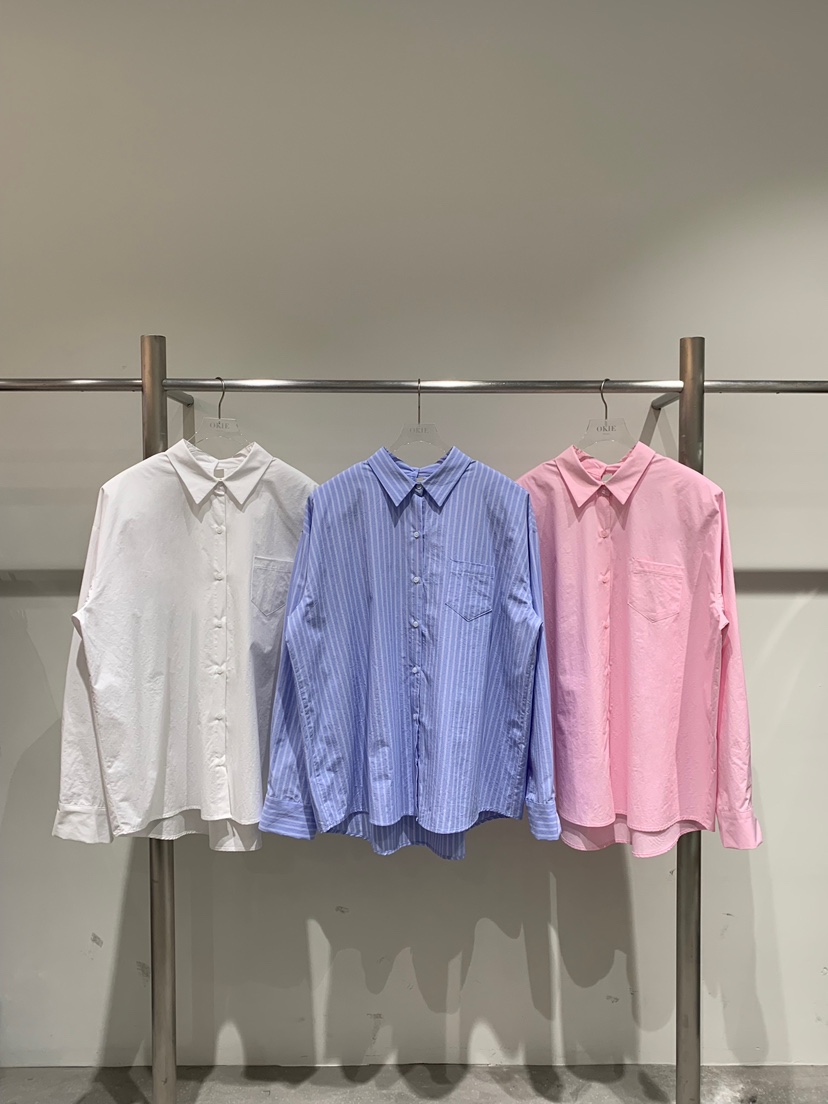 OKIE韓國直郵女士新款真品時尚熱賣人氣推薦26春夏襯衫蕾絲衫OKIE襯衫/蕾絲衫