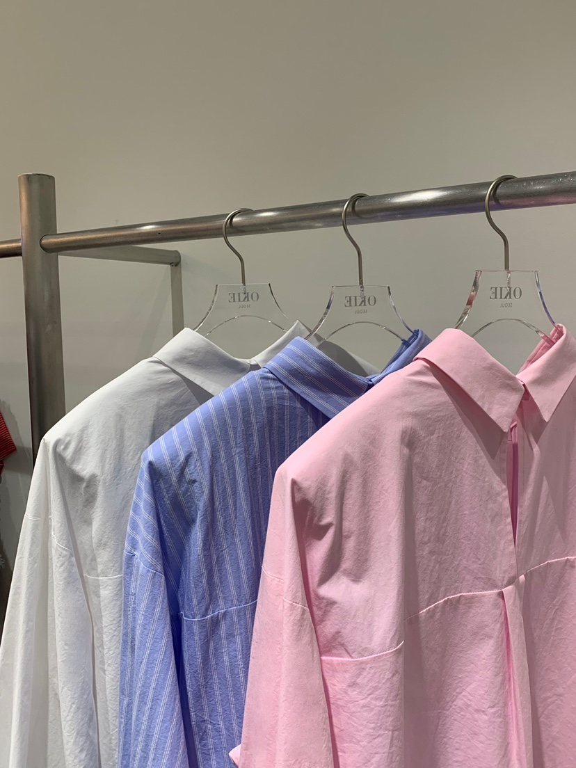 OKIE韓國直郵女士新款真品時尚熱賣人氣推薦26春夏襯衫蕾絲衫OKIE襯衫/蕾絲衫