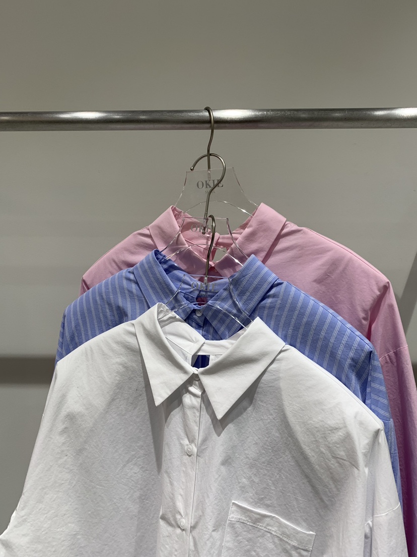 OKIE韓國直郵女士新款真品時尚熱賣人氣推薦26春夏襯衫蕾絲衫OKIE襯衫/蕾絲衫