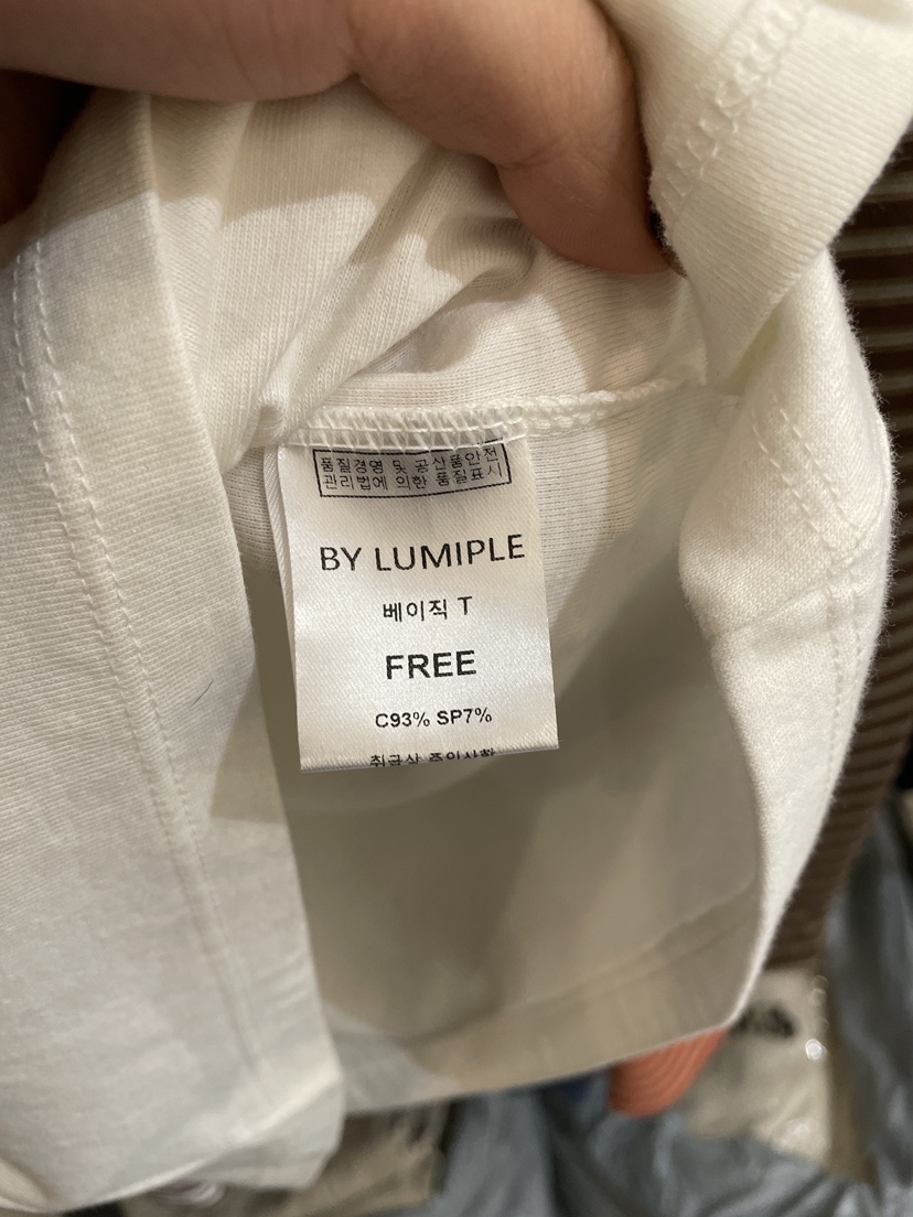 LUMIPLE東大門代購女士新品職業熱賣真品時尚人氣26春夏T恤LUMIPLET恤