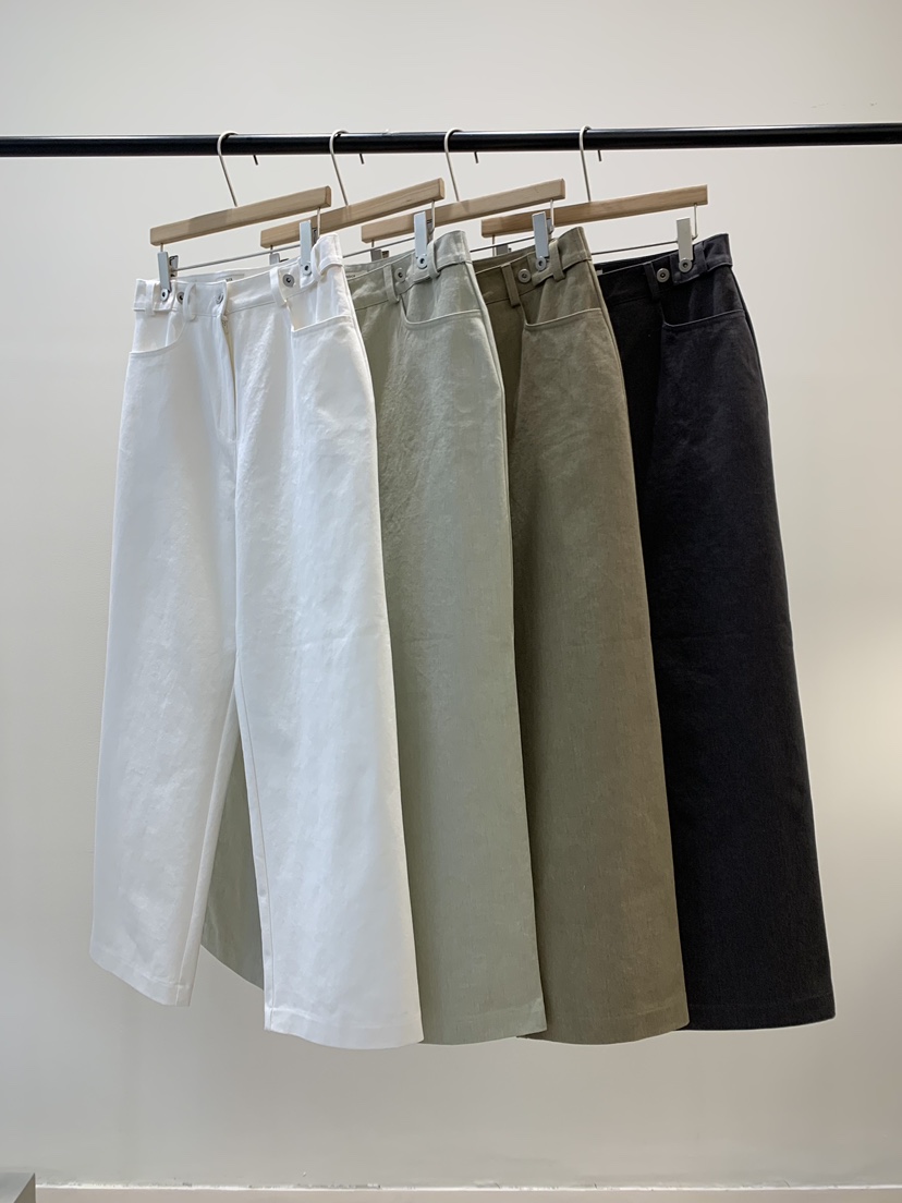 KNOCK東大門代購女士新款休閑26春夏職業推薦人氣時尚休閑褲KNOCK休閑褲