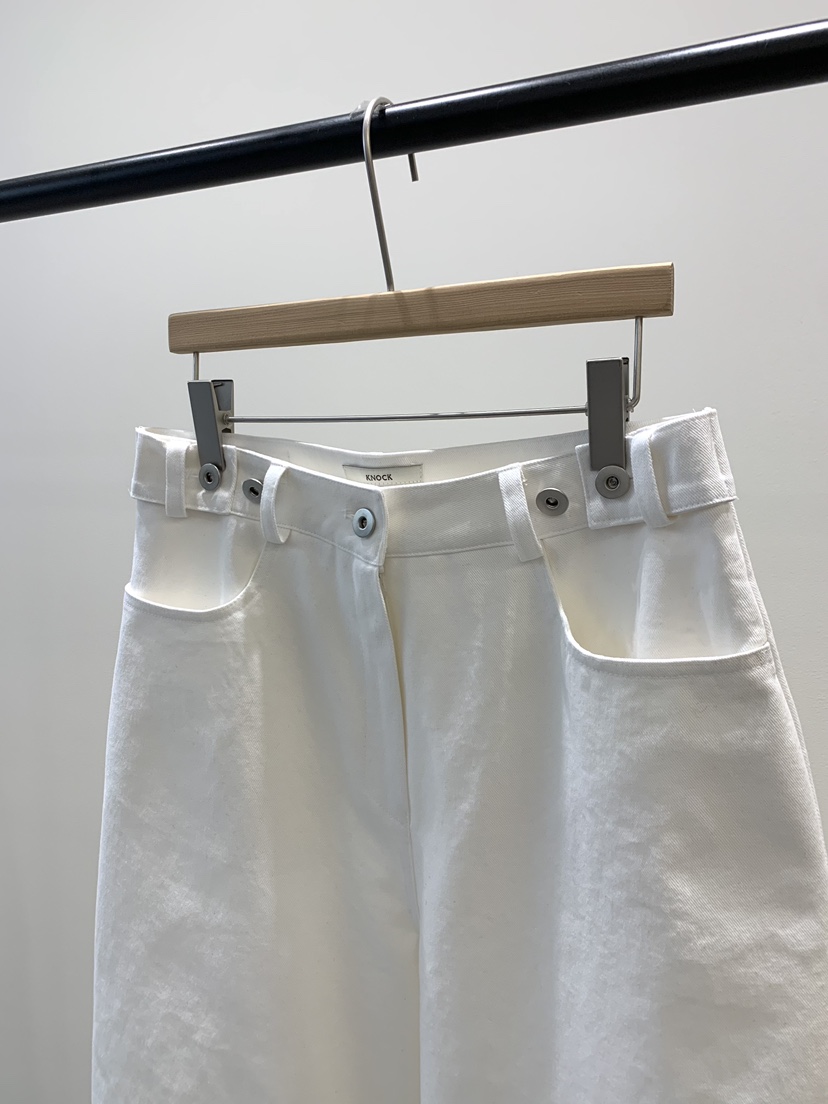 KNOCK東大門代購女士新款休閑26春夏職業推薦人氣時尚休閑褲KNOCK休閑褲