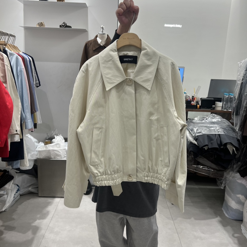 ANN MARGRET韓國代購女士新款真品夾克系腰帶GRETA.Y夾克圖色1