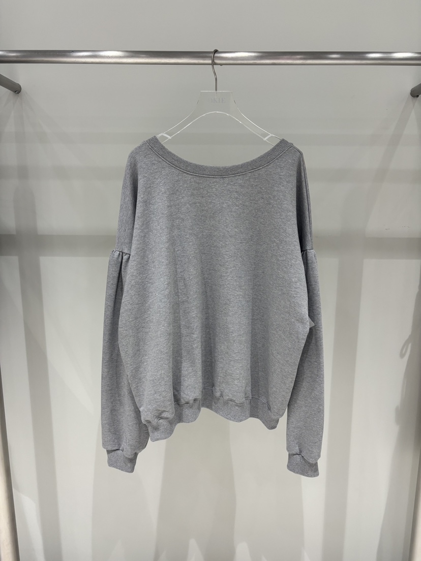 OKIE東大門直郵女裝新品推薦熱賣真品人氣衛衣兩面穿雙V領OKIE衛衣