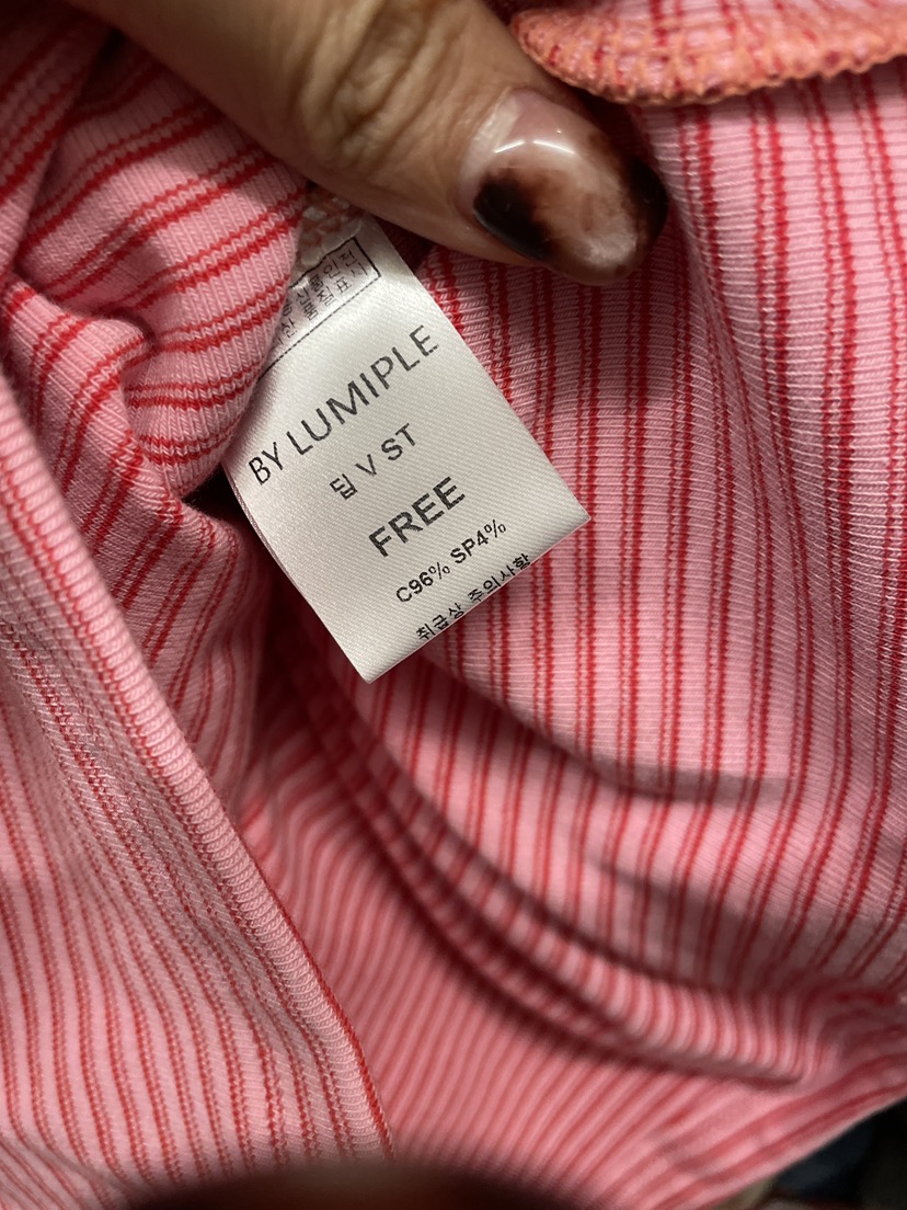 LUMIPLE韓國直郵女士新款休閑人氣職業真品時尚26春夏長袖T恤LUMIPLE長袖T恤