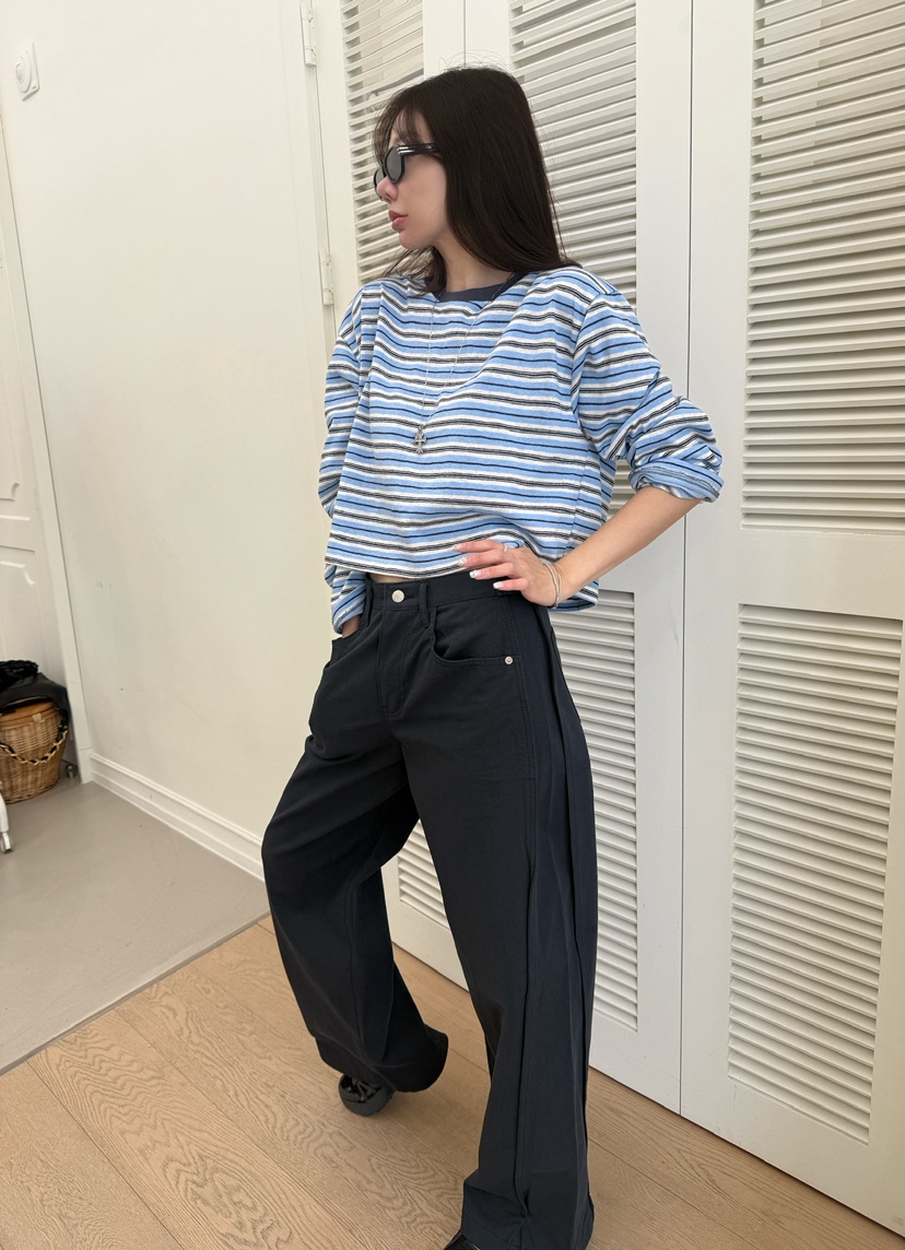 LUMIPLE韓國直郵女裝新款人氣真品時尚熱賣26春夏長袖T恤LUMIPLE長袖T恤