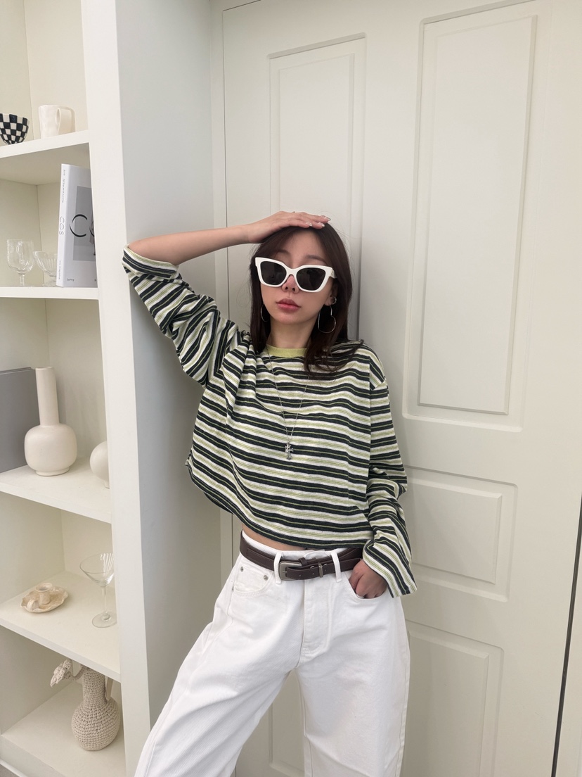 LUMIPLE韓國直郵女裝新款人氣真品時尚熱賣26春夏長袖T恤LUMIPLE長袖T恤