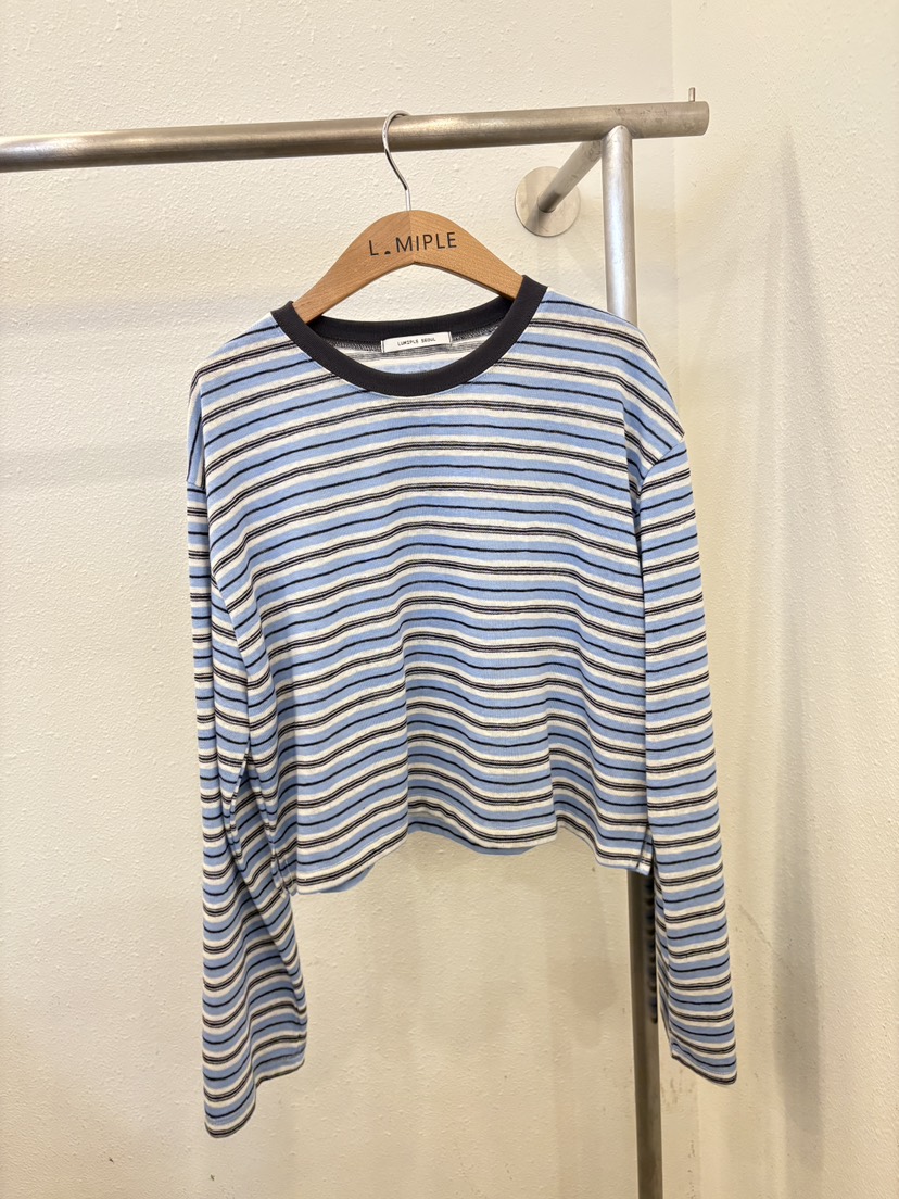 LUMIPLE韓國直郵女裝新款人氣真品時尚熱賣26春夏長袖T恤LUMIPLE長袖T恤圖色1