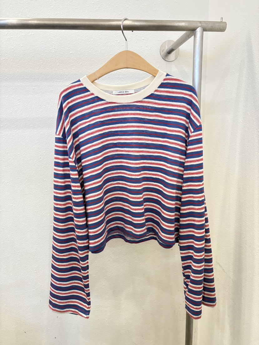 LUMIPLE韓國直郵女裝新款人氣真品時尚熱賣26春夏長袖T恤LUMIPLE長袖T恤圖色3