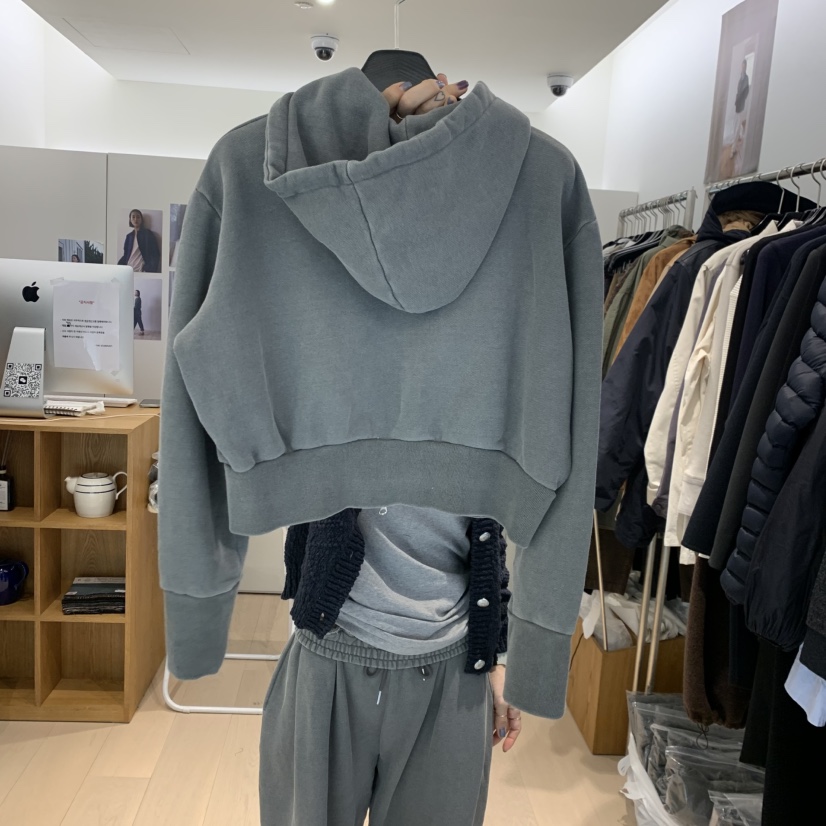 THE STARDUST東大門代購女裝新品26春夏真品衛衣拉鏈兜帽THE STARDUST衛衣