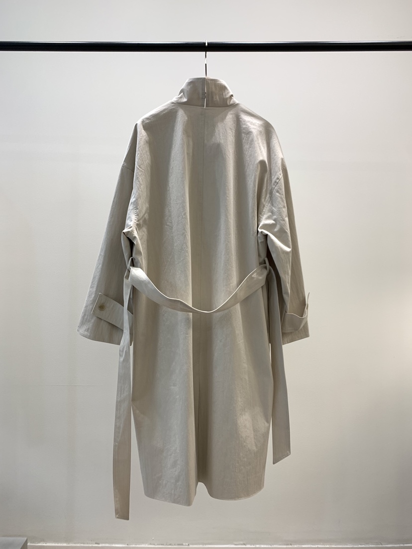 KNOCK東大門代購女裝新款26春夏時尚真品職業熱賣長款風衣KNOCK長款風衣