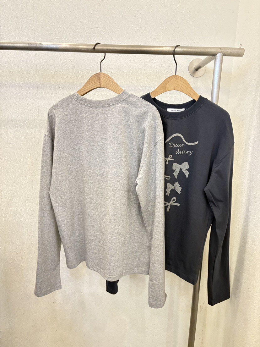 LUMIPLE東大門代購女裝新款熱賣真品職業26春夏人氣長袖T恤LUMIPLE長袖T恤