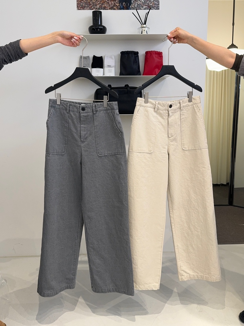 OSOO韓國代購女士新品時尚真品推薦熱賣26春夏休閑褲水洗OSOO休閑褲