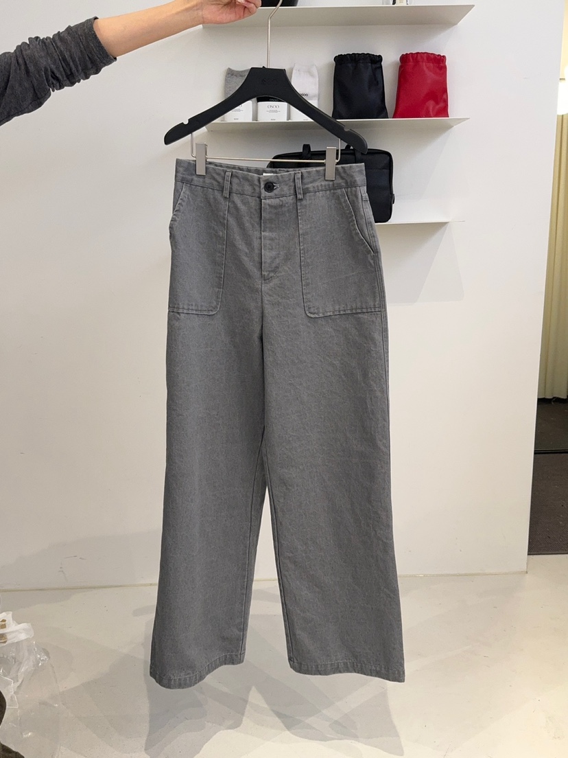 OSOO韓國代購女士新品時尚真品推薦熱賣26春夏休閑褲水洗OSOO休閑褲圖色2